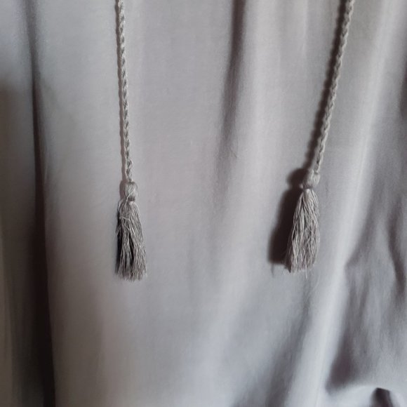 Umgee Mauve Embroidered Boho Shift Dress - Picture 6 of 7